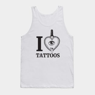I Love Tattoos Tank Top